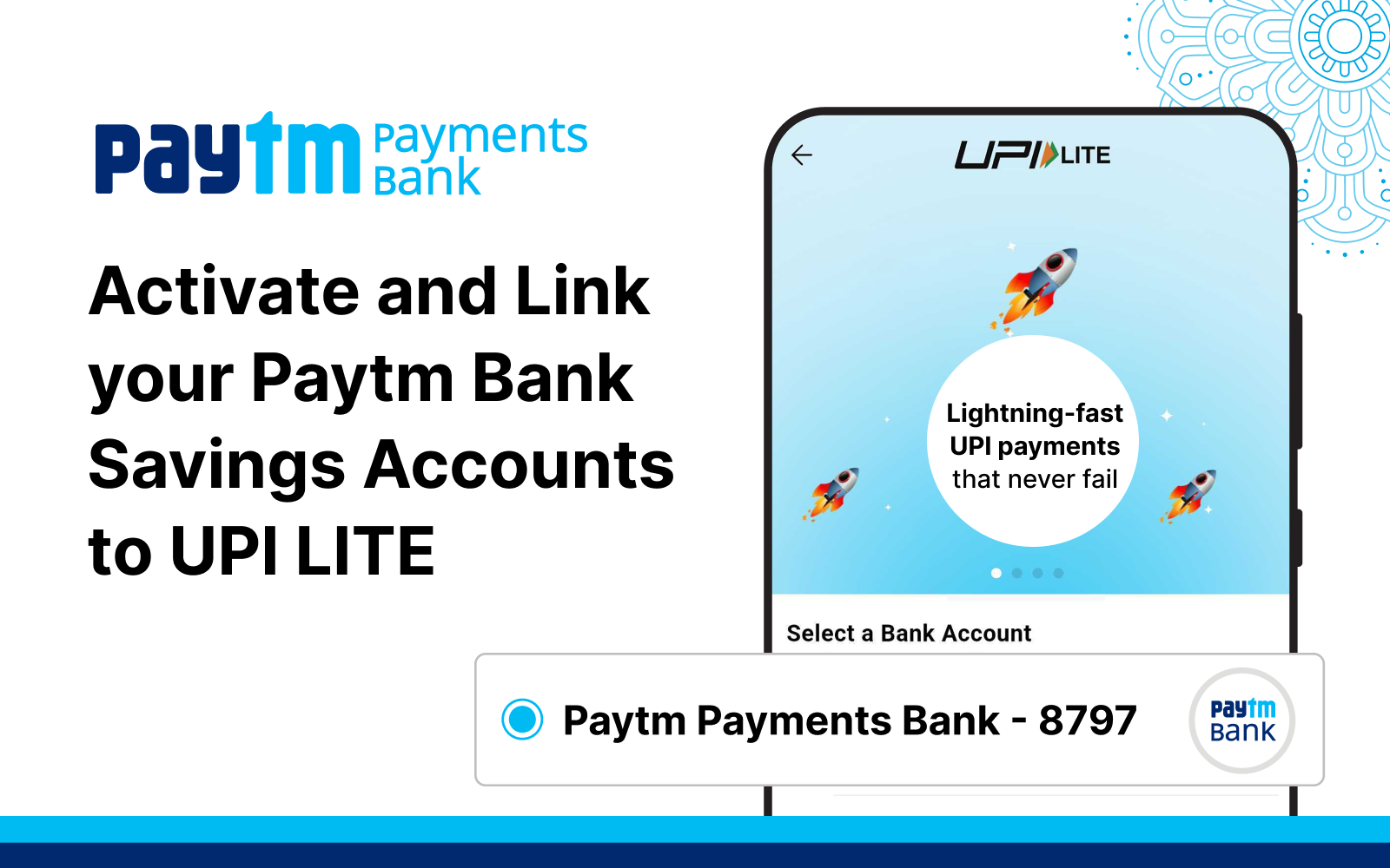 Paytm Payments Bank Goes Live With Upi Lite Activate And Link Paytm Bank Savings Accounts To