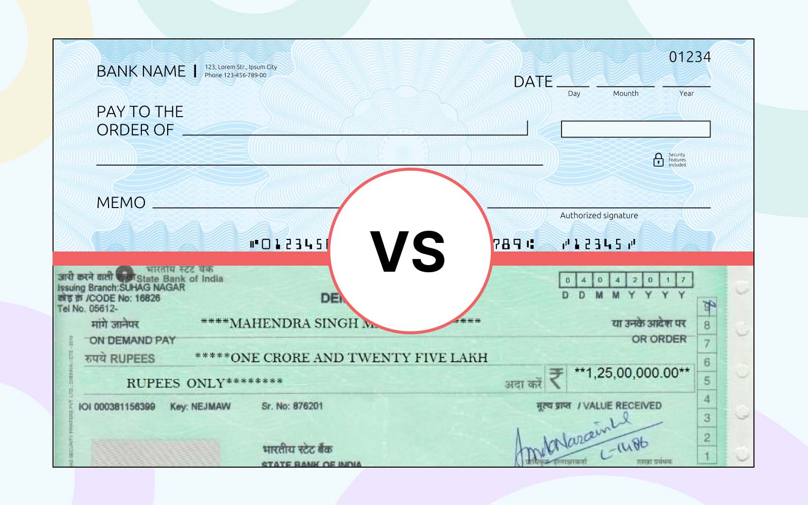 Key Difference Between Cheques And Demand Drafts