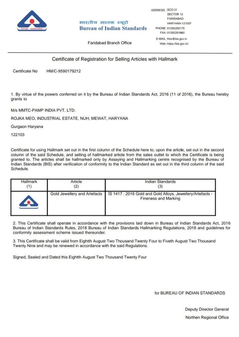 Authorised Dealer Certificate